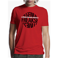 Oftentimes Circle Text T-Shirt - Red