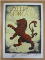 Enter Shikari Signed Lion Screenprint